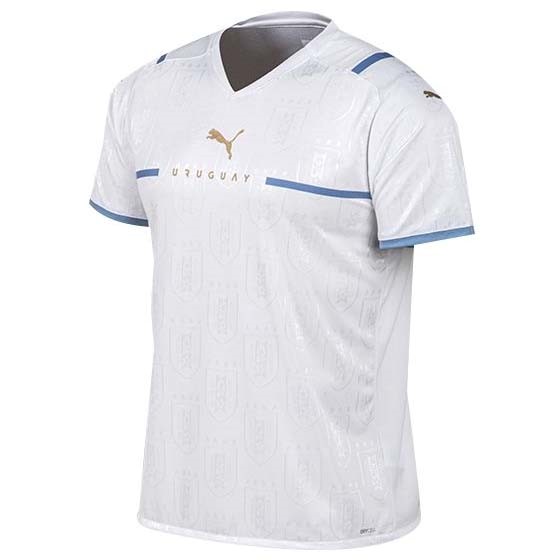 Tailandia Camiseta Uruguay Replica Segunda Ropa 2021 Blanco